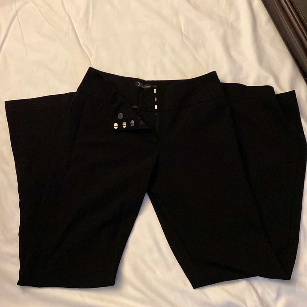New York and company 7 th Avenue suiting collection black dress pants 2 tall